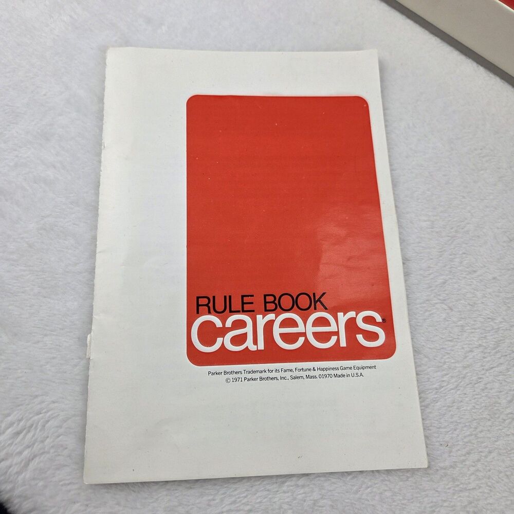 Vintage 1971 Careers Board Game Parker Brothers Complete With Score Sheets - Picture 4 of 10